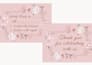 design editable blush floral wedding invitation template